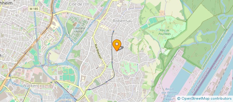 localisation de l'entreprise LOCATION C.HUBER EURL  STRASBOURG