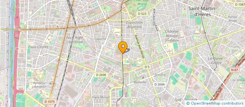 localisation de l'entreprise LOCATION CGN MOPE  GRENOBLE