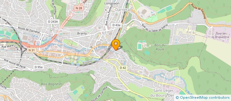 localisation de l'entreprise LOCATION CHABCHOUB SALVE  SAINT-LEGER-DU-BOURG-DENIS