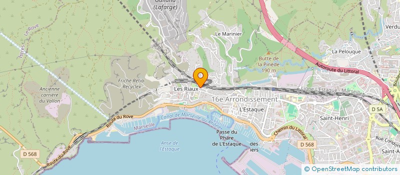 localisation de l'entreprise LOCATION COMMMERCIALISATION PROVENCALE à MARSEILLE