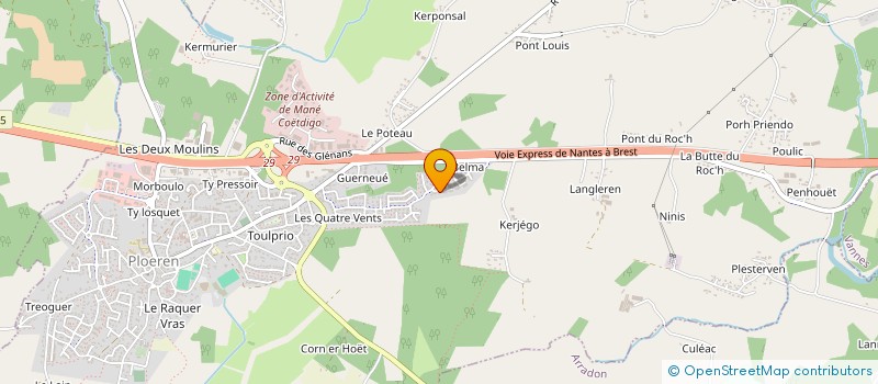 localisation de l'entreprise LOCATION CONCEPT à VANNES