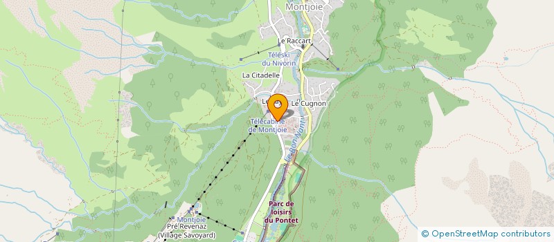 localisation de l'entreprise LOCATION CONTAMINES - COTE DU LAY  LES CONTAMINES-MONTJOIE