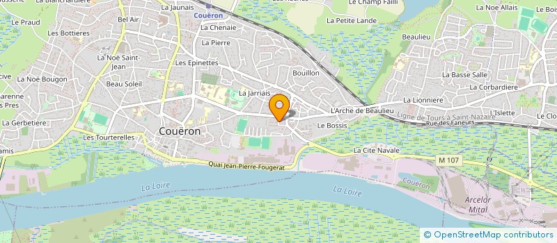 localisation de l'entreprise LOCATION COUERON à COUERON