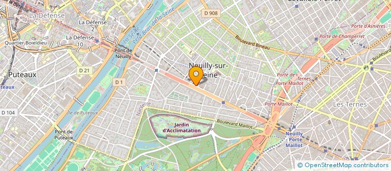 localisation de l'entreprise LOCATION DAUPHINOISE DE BUNGALOW à NEUILLY-SUR-SEINE