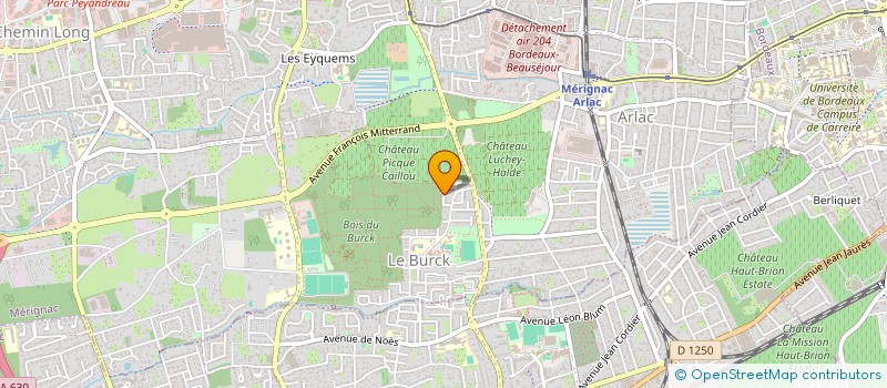 localisation de l'entreprise LOCATION DE LOGEMENTS MEUBLES (APE 6820A)  MERIGNAC