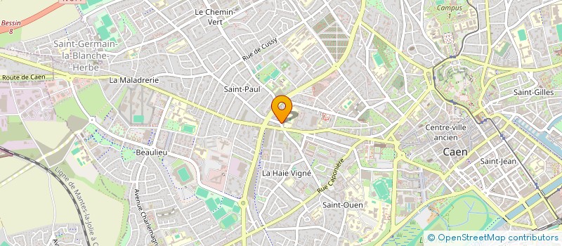 localisation de l'entreprise LOCATION DE MATERIEL à CAEN