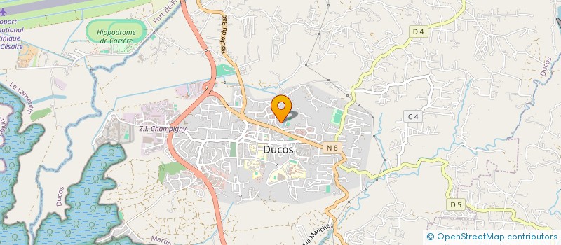 localisation de l'entreprise LOCATION DE VEHICULE DE TOURISME à DUCOS