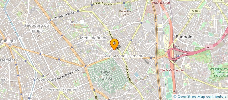 localisation de l'entreprise LOCATION DE VOITURES PARIS 7  PARIS