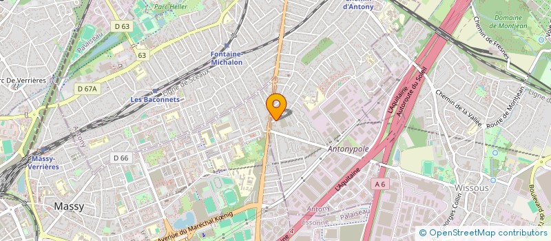 localisation de l'entreprise LOCATION DEUNGOUE à ANTONY