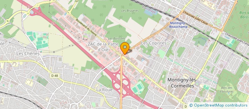 localisation de l'entreprise LOCATION DISTRIBUTION ENTREPOSAGE à HERBLAY-SUR-SEINE