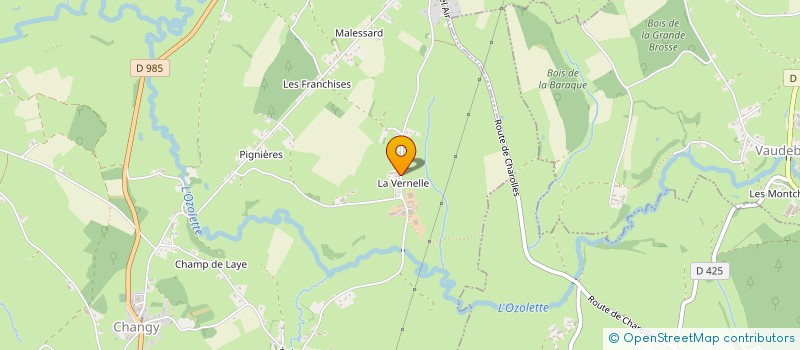 localisation de l'entreprise LOCATION DUPONT  CHANGY