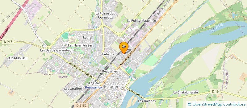 localisation de l'entreprise LOCATION EDWIGE FEUILLERE BEAUGENCY à BEAUGENCY