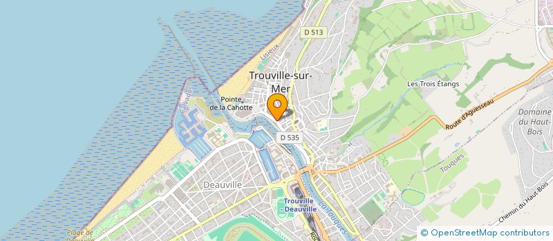 localisation de l'entreprise LOCATION ENOUF à TROUVILLE-SUR-MER