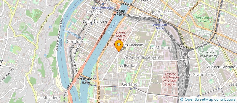 localisation de l'entreprise LOCATION ET TRANSPORTS F. MARGIOTTA à LYON