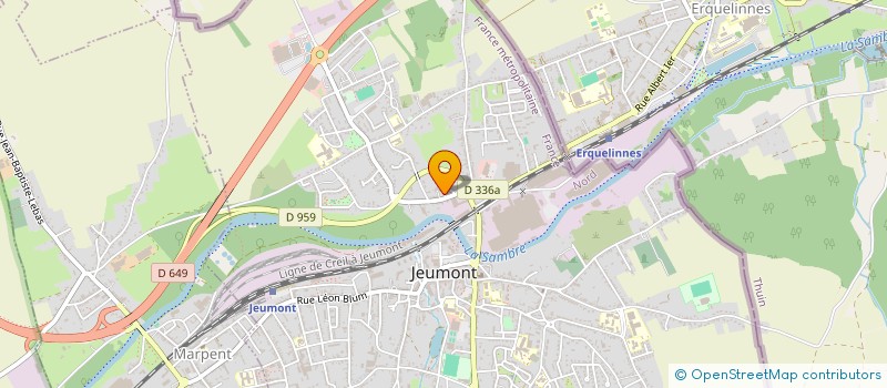 localisation de l'entreprise LOCATION FACILE  JEUMONT