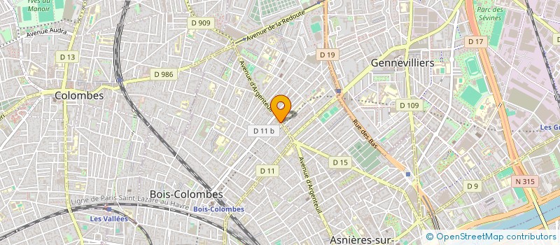 localisation de l'entreprise LOCATION FERAUD BEGAJ à BOIS-COLOMBES