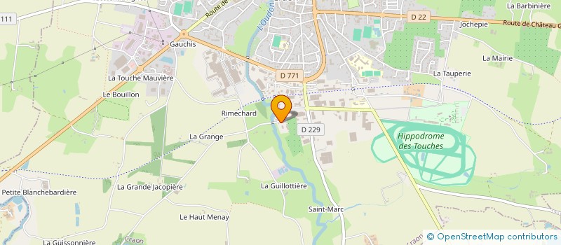 localisation de l'entreprise LOCATION GAUTHIER à CRAON