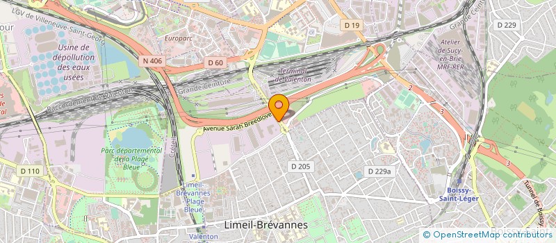 localisation de l'entreprise LOCATION GESTION DE MATERIEL AUTOMOBILE à LIMEIL-BREVANNES