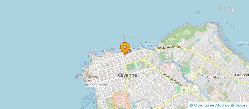 localisation de l'entreprise LOCATION GG  CAYENNE