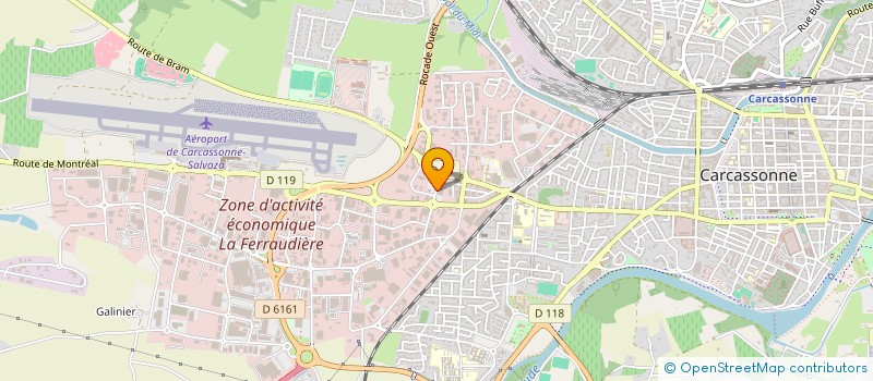 localisation de l'entreprise LOCATION HERNANDEZ FRERES  CARCASSONNE