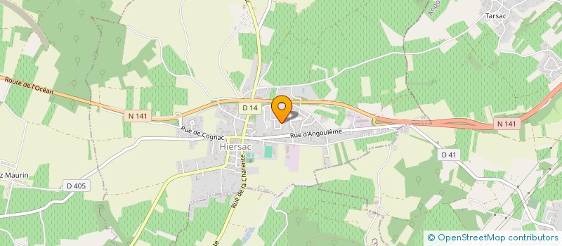 localisation de l'entreprise LOCATION HIERSAC  HIERSAC
