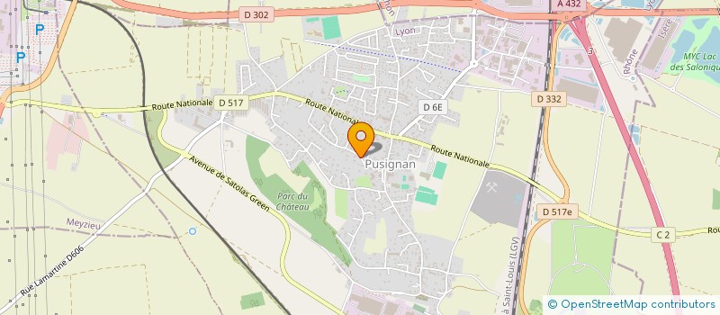 localisation de l'entreprise LOCATION KELETCH AUTOMOBILES  PUSIGNAN