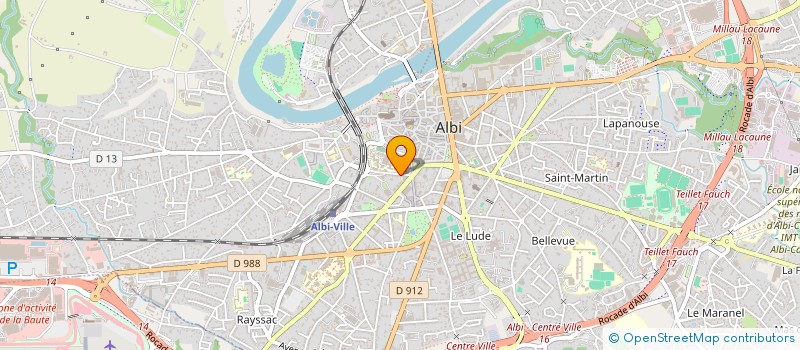 localisation de l'entreprise LOCATION  LA BERCHERE à ALBI