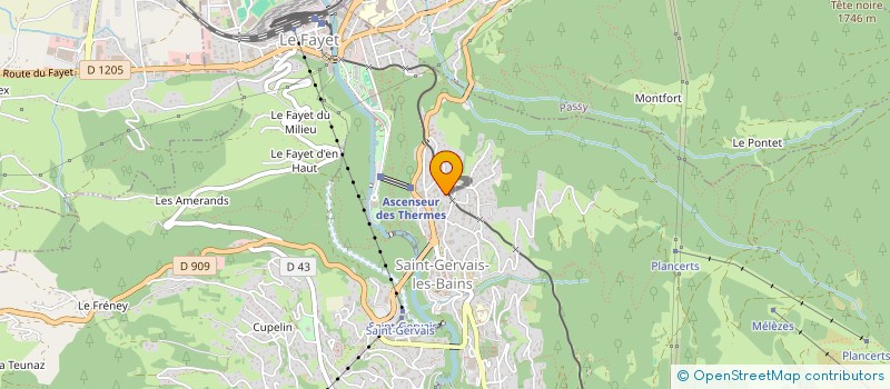 localisation de l'entreprise LOCATION LA FORET  SAINT-GERVAIS-LES-BAINS