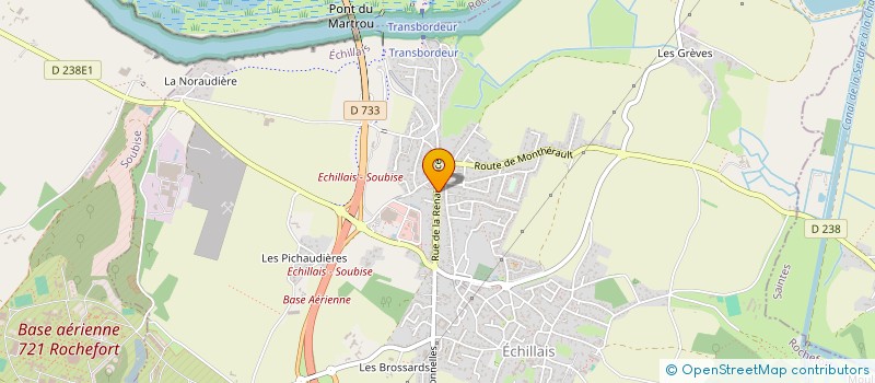 localisation de l'entreprise LOCATION LALANNE FRERE ET SOEUR  ECHILLAIS