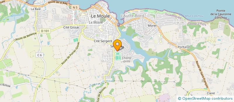 localisation de l'entreprise LOCATION LE MOULE à LE MOULE