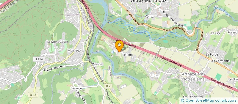 localisation de l'entreprise LOCATION LEBON BOTTON  ARTHAZ-PONT-NOTRE-DAME