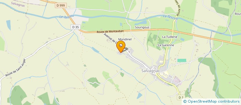 localisation de l'entreprise LOCATION LEDOUX-MAILLOC  SALVAGNAC