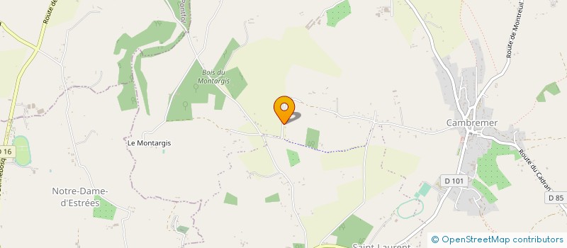 localisation de l'entreprise LOCATION LEHOUX  CAMBREMER