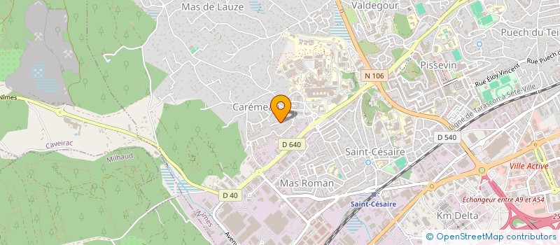 localisation de l'entreprise LOCATION LEVRAUT  NIMES