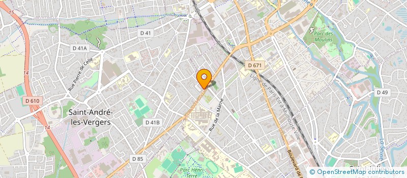 localisation de l'entreprise LOCATION LMNP LEVA & SINA  SAINT-ANDRE-LES-VERGERS