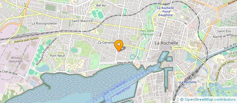 localisation de l'entreprise LOCATION LOGEMENT 22B RUE GEORGES EMONIN  LA ROCHELLE