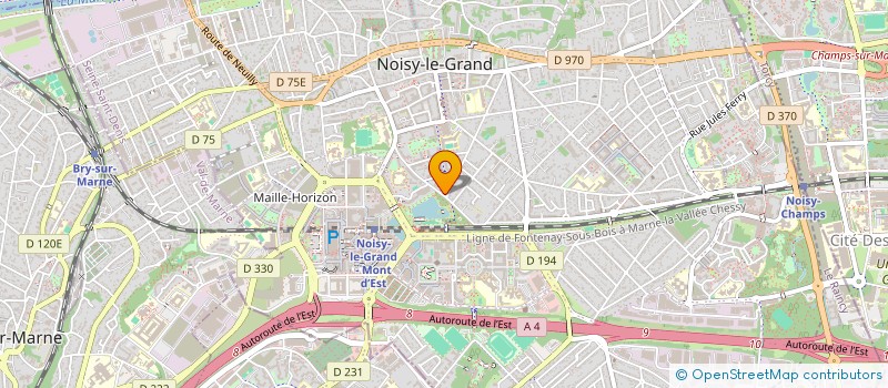 localisation de l'entreprise LOCATION LOUGAROU  NOISY-LE-GRAND