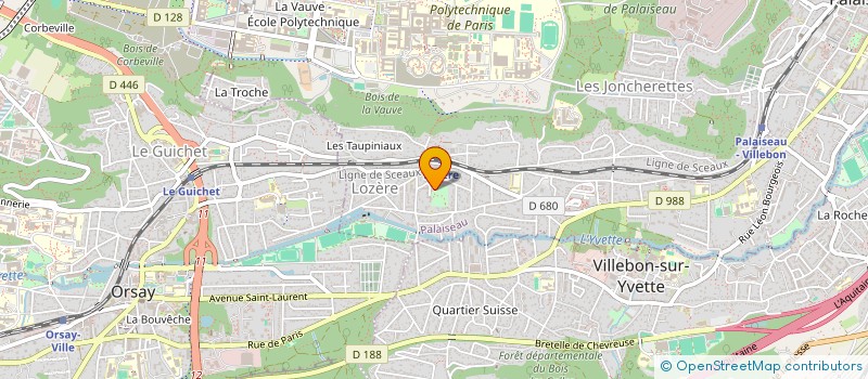 localisation de l'entreprise LOCATION LOZERE  PALAISEAU