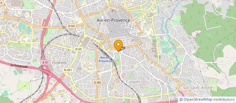 localisation de l'entreprise LOCATION LUBRANO à AIX EN PROVENCE
