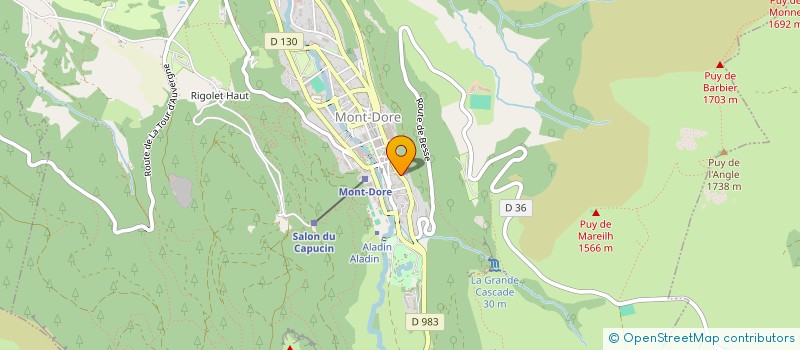 localisation de l'entreprise LOCATION LUDO ET MATHILDE  MONT-DORE