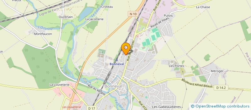 localisation de l'entreprise LOCATION-M&M  BONNEVAL