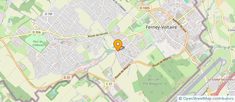 localisation de l'entreprise LOCATION MAIR CASIN à FERNEY-VOLTAIRE