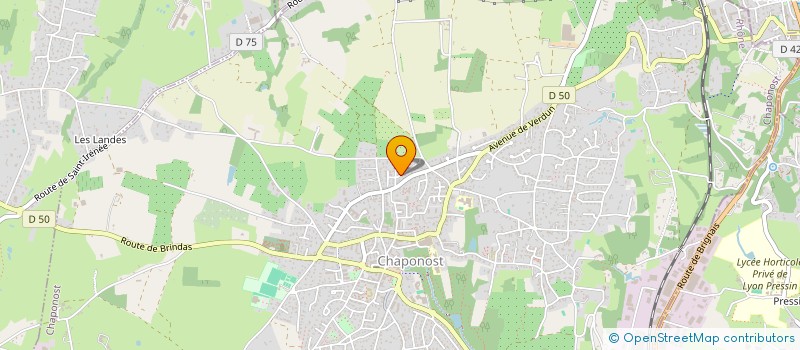 localisation de l'entreprise LOCATION MAISON CHAPONOST  CHAPONOST