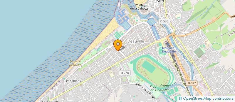 localisation de l'entreprise LOCATION MAISON DEAUVILLE  DEAUVILLE