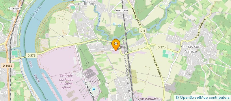 localisation de l'entreprise LOCATION MANUTENTION TRAVAUX PUBLICS à CLONAS-SUR-VAREZE