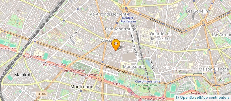 localisation de l'entreprise LOCATION MARIE DAVY  PARIS