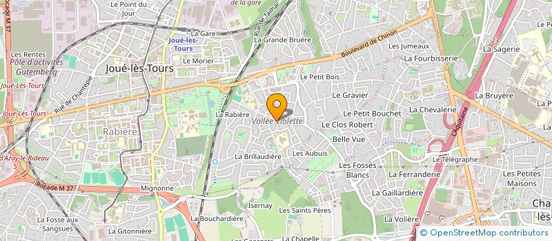 localisation de l'entreprise LOCATION MARTINOD  JOUE-LES-TOURS