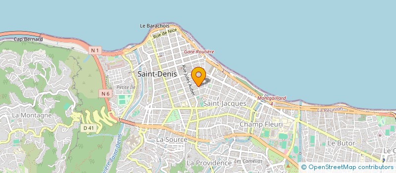 localisation de l'entreprise LOCATION MASCAREIGNES SNC  SAINT-DENIS