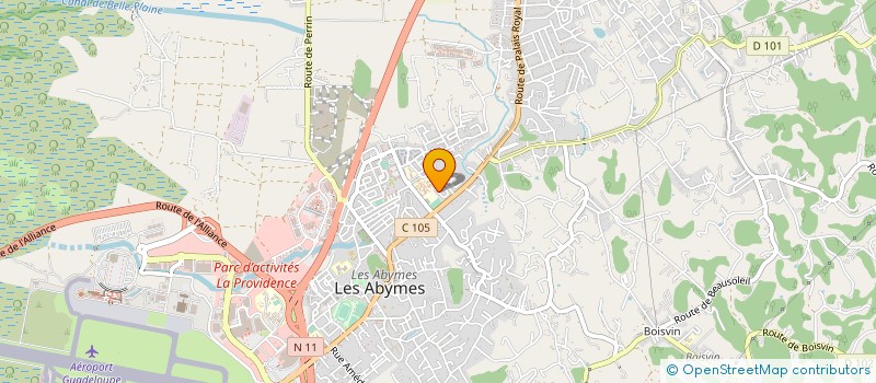 localisation de l'entreprise LOCATION MATERIEL SPORT ET ANIMATION  LES ABYMES