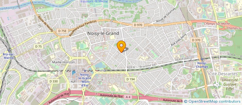 localisation de l'entreprise LOCATION MATERIELS BASTET PATRICK à NOISY-LE-GRAND